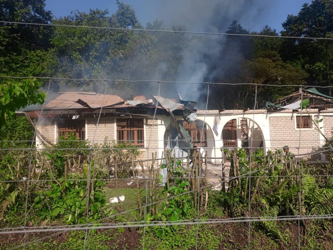 Nord-Kivu: un drone frappe un bâtiment du camp des écogardes de Rumangabo à Rutshuru
